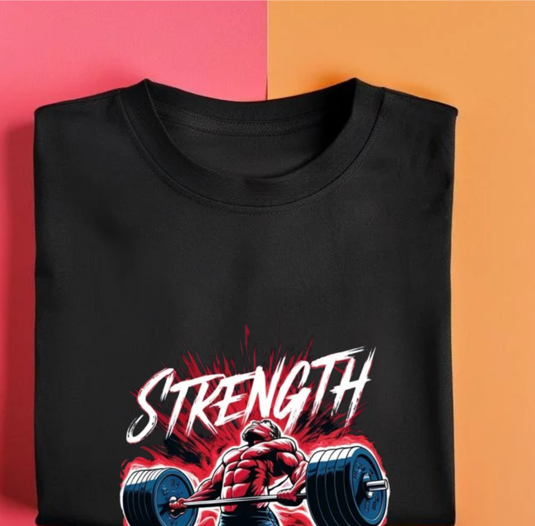 Strength Unleashed. Unisex Oversized T-Shirt