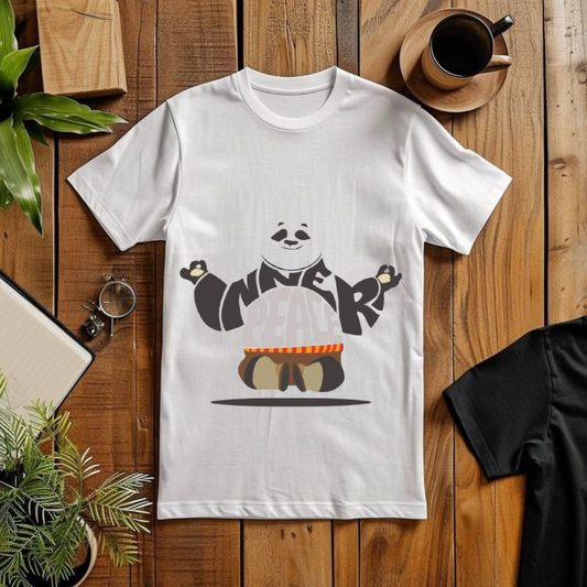 Inner Peace Panda: Oversized T-Shirt