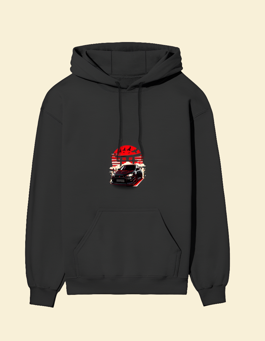 Japanese Drift Car Unisex Hoodie